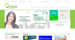 Desktop Screenshot of abqv.com.br