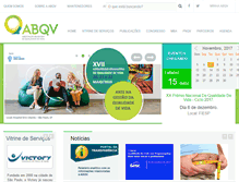 Tablet Screenshot of abqv.com.br